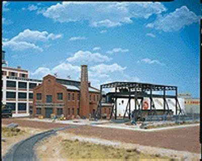 Walthers Vulcan Manufacturing Company - Kit - 9 x 9-3/8 x 8 HO Scale Model Railroad Building #3045