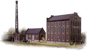 Cornerstone Series(R) Greatland Sugar Refining HO Scale Model Railroad Building Kit #3092