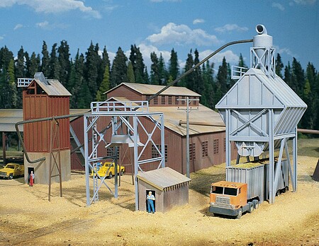 Walthers Sawmill Outbuildings - Kit HO Scale Model Railroad Building #3144