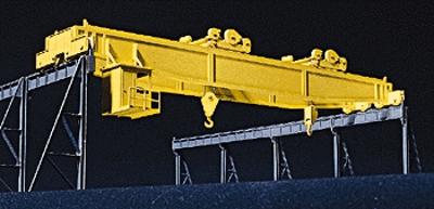 Walthers Heavy-Duty Overhead Crane - Kit - 11 x 2-3/8 x 2-5/16 HO Scale Model Railroad Building #3150