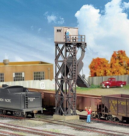 Walthers Cinder Conveyor & Ash Pit - Kit HO Scale Model Railroad Building #3181