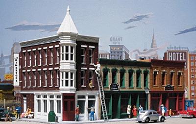 Walthers Merchants Row II - Kit - 6-1/4 x 3-1/2 N Scale Model Railroad Building #3224