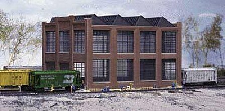 Walthers Car Shop - Kit - 7 x 5-1/4 x 4-3/4 N Scale Model Railroad Building #3228