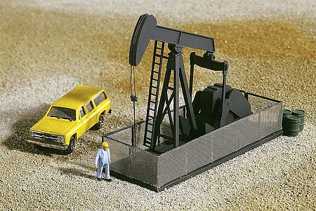 Walthers Walking Beam/Horse Head Oil Pump - Kit N Scale Model Railroad Building #3248