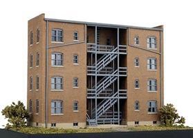 Walthers Parkview Terrace Background Building Kit N Scale Model Railroad Building #3259 Walthers Parkview Terrace Background Building Kit N Scale Model Railroad Building #3259