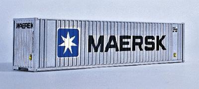 Walthers 40 High-Cube Container - Maersk N Scale Model Train Freight Car Load #3401