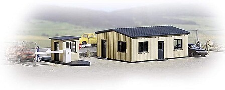 Walthers Office & Guard Shack - Kit HO Scale Model Railroad Building #3517