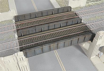 Walthers Through Plate-Girder Bridge - Kit N Scale Model Railroad Bridge #3820