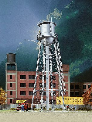 Walthers Vintage Water Tower - Assembled - 2-3/8 x 2-3/8 x 7 N Scale Model Railroad Building #3833