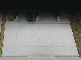 Walthers Modern Parking Lot 8 Sections Kit Each Section- 5-3/4 x 2-7/8 x .050''  14.6 x 7.3 x 0.127cm N-Scale