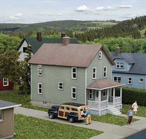 Walthers Two-Story Frame House Kit N-Scale