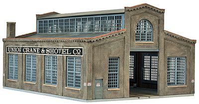 Walthers Union Crane and Shovel - Kit 9-1/2 x 7-1/8 x 4-15/16 HO Scale Model Railroad Building #4021