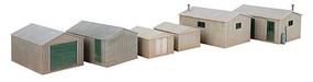 Walthers Metal Yard Shed Kit Set of 2 each of 3 styles