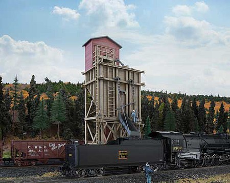Walthers Small Wood Coaling Station Kit - 3 x 5-5/8 x 7-13/16   7.8 x 14.1 x 19.7cm