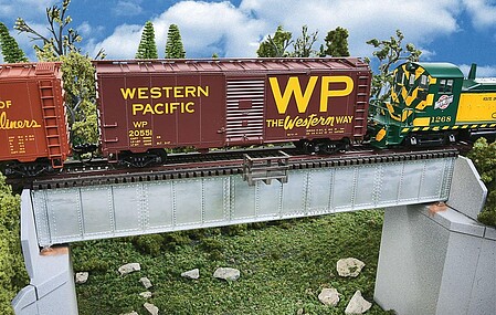 Walthers 70 Single Track Deck Girder Railroad Bridge Kit HO Scale Model Railroad Bridge #4507