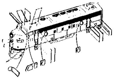 Walthers Diesel Dress-Up Kit - Athearn F7A & B HO Scale Model Train Diesel Locomotive #822