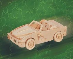 B740i SM Convertible Sports Car (6'' Long) Wooden 3D Jigsaw Puzzle #1020