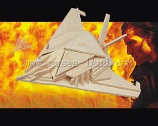 Wood-3D B2 Fighter (8 Wingspan) Wooden 3D Jigsaw Puzzle #1112