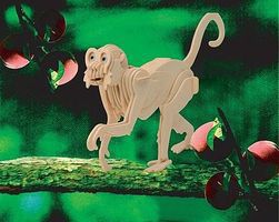 Monkey (11'' Long) Wooden 3D Jigsaw Puzzle #1114