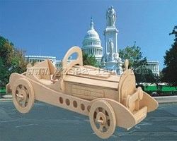 Mercedes SSKL Car Skelton Puzzle (11'' long) Wooden 3D Jigsaw Puzzle #1207