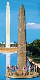 Wood-3D Washington Monument, DC (16 Tall) Wooden 3D Jigsaw Puzzle #1238