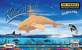 Killer Whale (10'' Long) Wooden 3D Jigsaw Puzzle #1264