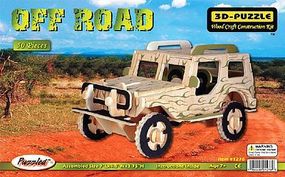 Off Road Jeep (Pre-Painted) (7'' Long) Wooden 3D Jigsaw Puzzle #1278