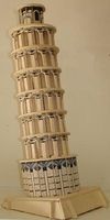 Leaning Tower of Pisa (11.5'' Tall) Wooden 3D Jigsaw Puzzle #1427