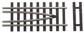 Walthers-Track Code 100 Nickel Silver Bridge Track End Set Includes 2 End Track Pieces, 2 Spacer Ties
