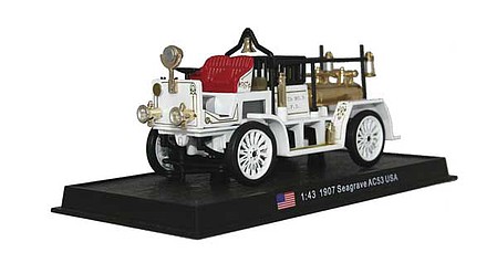 William-Tell Seagrave AC53 Fire Truck - Assembled Los Angeles, California, 1907 (white) - 1/43 Scale