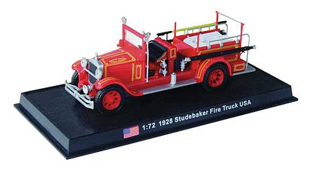 William-Tell Studebaker Fire Truck - Assembled South Bend, Indiana, 1928 (red) - 1/72 Scale