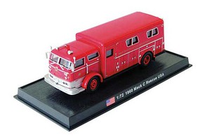 William-Tell Mack Rescue Truck Assembled West Hempstead Fire Department (red, silver) 1/72 Scale William-Tell Mack Rescue Truck Assembled West Hempstead Fire Department (red, silver) 1/72 Scale
