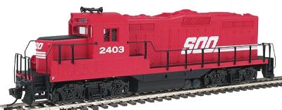 Walthers-Trainline EMD GP9M - Standard DC Soo Line #2403 (Candy Apple Red, white) - HO-Scale