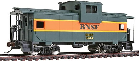 Walthers-Trainline Wide Vision Caboose Burlington Northern Santa Fe Model Train Freight Car HO Scale #1520