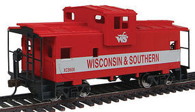 Wide Vision Caboose Wisconsin & Southern Model Train Freight Car HO Scale #1532
