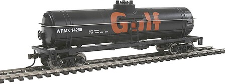 Walthers-Trainline 40 Tank Car Ready to Run Gulf Oil Company Model Train Freight Car HO Scale #1612