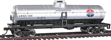 Walthers-Trainline 40 Tank Car Ready to Run Amoco Oil AMOX Model Train Freight Car HO Scale #1613