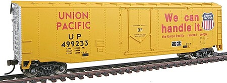 Walthers-Trainline 50 Plug Door Boxcar Ready to Run Union Pacific(R) Model Train Freight Car HO Scale #1672