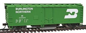 Walthers-Trainline Plug Door Track Cleaning Boxcar Burlington Northern Model Train Freight Car HO Scale #1753