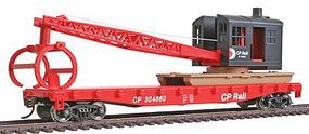 Walthers-Trainline Flatcar w/Logging Crane Canadian Pacific Model Train Freight Car HO Scale #1781