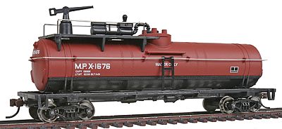 Walthers-Trainline Firefighting Car Missouri Pacific Boxcar Red & Black Model Train Freight Car HO Scale #1792