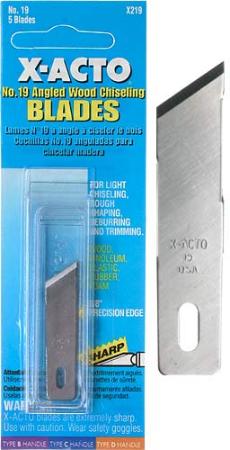 Excel Blade #19 Sharp Angle(5pk)(Same as X-Acto 219) EXL 20019