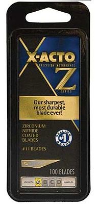 X-acto Z Series- No.11 Classic Fine Point Blade (100/Bulk)