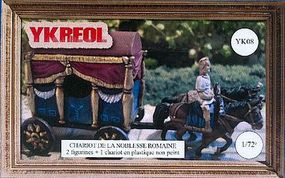 Ykreol Roman Nobelman's Chariot Plastic Model Military Figure 1/72 Scale #8 Ykreol Roman Nobelman's Chariot Plastic Model Military Figure 1/72 Scale #8