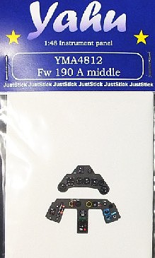 Yahu Fw190A Middle Instrument Panel for HSG, EDU Plastic Model Aircraft Accessory 1/48 #4812