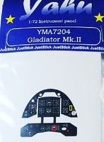 Yahu Gladiator Mk II Instrument Panel for ARX, SRT Plastic Model Aircraft Accessory 1/72 #7204 Yahu Gladiator Mk II Instrument Panel for ARX, SRT Plastic Model Aircraft Accessory 1/72 #7204