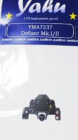 Yahu Defiant Mk I/II Instrument Panel for ARX, PAV Plastic Model Aircraft Accessory 1/72 #7237 Yahu Defiant Mk I/II Instrument Panel for ARX, PAV Plastic Model Aircraft Accessory 1/72 #7237