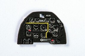 P51D Early Instrument Panel for ARX, TAM Plastic Model Aircraft Accessory 1/72 #7252