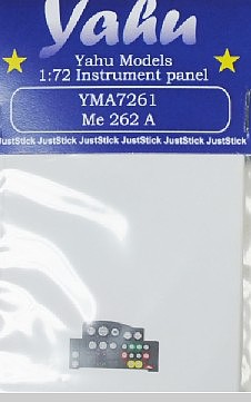 Yahu Me262 Instrument Panel Plastic Model Aircraft Accessory 1/72 #7261