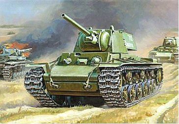 Zvezda KV1 Soviet Heavy Tank (D) Plastic Model Military Vehicle Kit 1/35 Scale #3539